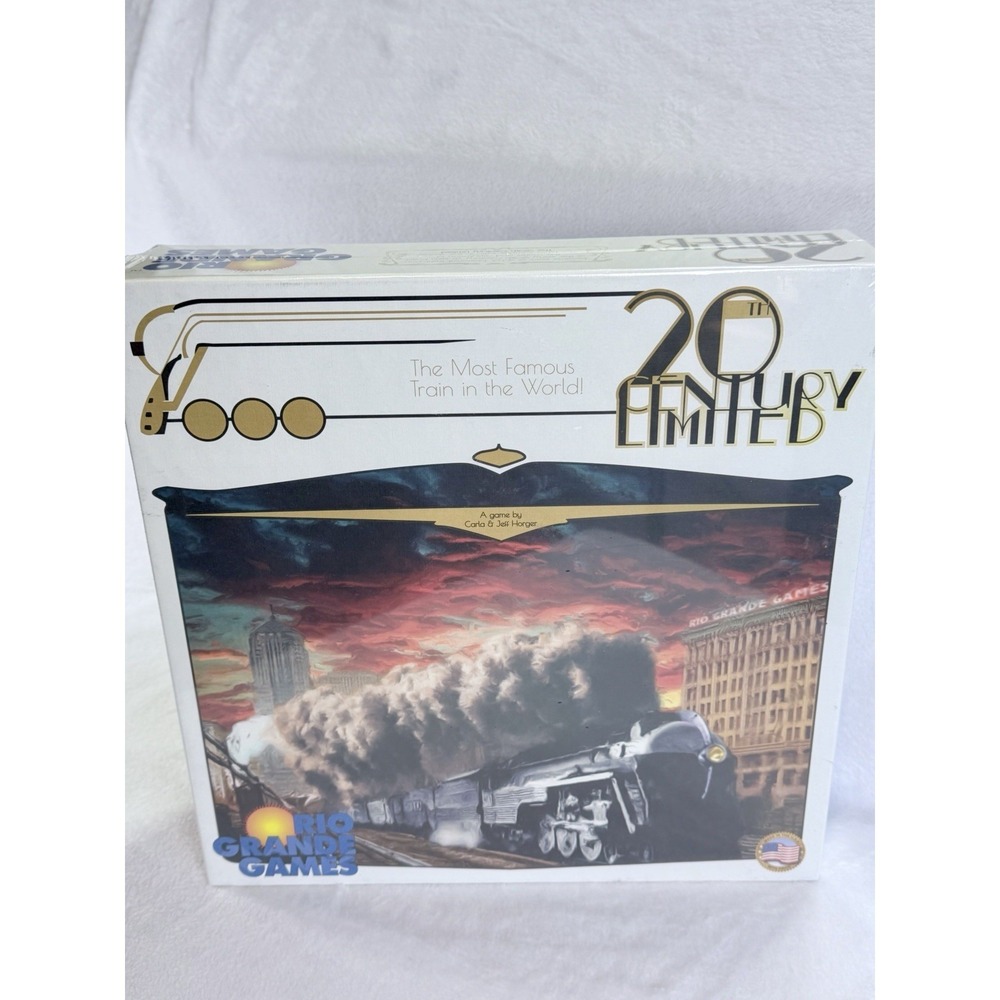 20th Century Limited Board Game Rio Grande Games Sealed New Train Railroad